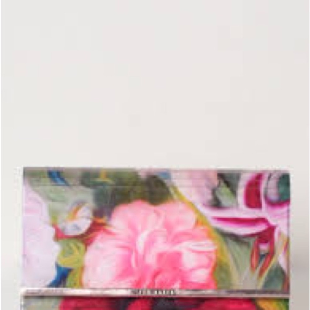 Ted Baker Floral Clutch Bag - Pink and Green